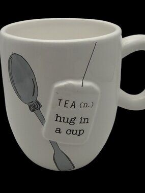 Mud Pie Tea hug in a cup Coffee Teacup NWT